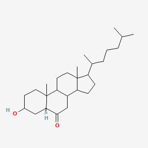 molecular formula C27H46O2 B1257604 (5alpha,20S)-3-hydroxycholestan-6-one 
