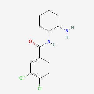 molecular formula C13H16Cl2N2O B1257608 N-(2-aminocyclohexyl)-3,4-dichlorobenzamide 