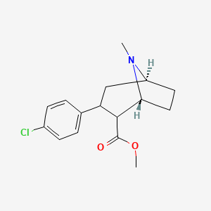 methyl (1R,5S)-3-(4-chlorophenyl)-8-methyl-8-azabicyclo[3.2.1]octane-2-carboxylate