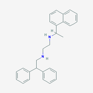 molecular formula C28H30N2 B12576245 N~1~-(2,2-Diphenylethyl)-N~2~-[1-(naphthalen-1-yl)ethyl]ethane-1,2-diamine CAS No. 627519-78-2