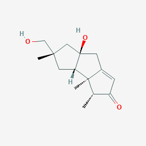molecular formula C15H22O3 B1257627 Hirsutenol C 