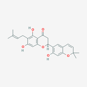 molecular formula C25H26O6 B1257629 cudraflavanone A 