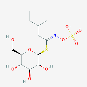 1-S-[(1Z)-3-methyl-N-(sulfonatooxy)pentanimidoyl]-1-thio-beta-D-glucopyranose