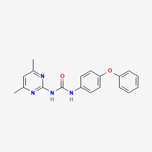 molecular formula C19H18N4O2 B12576378 N-(4,6-Dimethylpyrimidin-2-yl)-N'-(4-phenoxyphenyl)urea CAS No. 616208-82-3