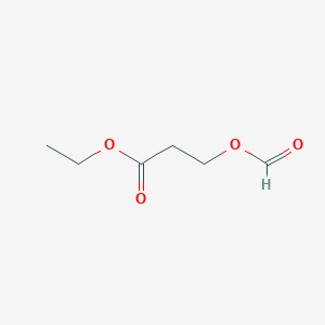 molecular formula C6H10O4 B12576396 Ethyl 3-(formyloxy)propanoate CAS No. 194147-37-0