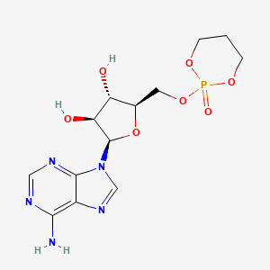9-(5'-(2-Oxo-1,3,2-dioxaphosphorinan-2-yl)-beta-arabinosyl)adenine