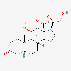 molecular formula C21H30O5 B1257656 5beta-Dihydroaldosterone CAS No. 7305-52-4