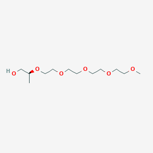 molecular formula C12H26O6 B12576652 (15S)-15-Methyl-2,5,8,11,14-pentaoxahexadecan-16-OL CAS No. 261945-72-6