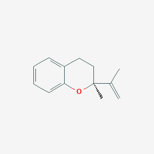 molecular formula C13H16O B12576741 (2S)-2-Methyl-2-(prop-1-en-2-yl)-3,4-dihydro-2H-1-benzopyran CAS No. 190452-83-6