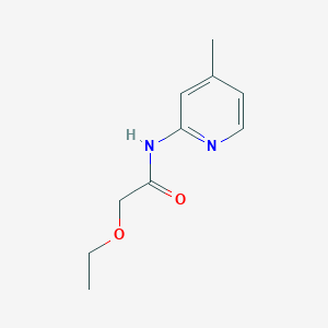 molecular formula C10H14N2O2 B12576760 2-ethoxy-N-(4-methylpyridin-2-yl)acetamide 