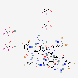 molecular formula C52H50Br8F12N20O17 B1257682 Stylissadine B 