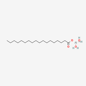 molecular formula C18H39AlO4 B1257688 Aluminum monostearate CAS No. 7047-84-9