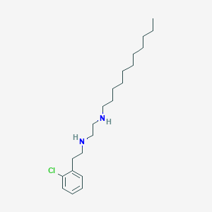 molecular formula C21H37ClN2 B12576939 N~1~-[2-(2-Chlorophenyl)ethyl]-N~2~-undecylethane-1,2-diamine CAS No. 627522-32-1
