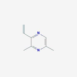 molecular formula C8H10N2 B125770 2-Ethenyl-3,5-dimethylpyrazine CAS No. 157615-33-3