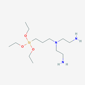 molecular formula C13H33N3O3Si B12577078 N~1~-(2-Aminoethyl)-N~1~-[3-(triethoxysilyl)propyl]ethane-1,2-diamine CAS No. 603111-49-5