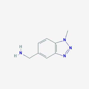 molecular formula C8H10N4 B125771 (1-methyl-1H-benzo[d][1,2,3]triazol-5-yl)methanamine CAS No. 499770-77-3