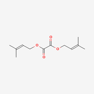 molecular formula C12H18O4 B12577132 Bis(3-methylbut-2-en-1-yl) ethanedioate CAS No. 188956-95-8