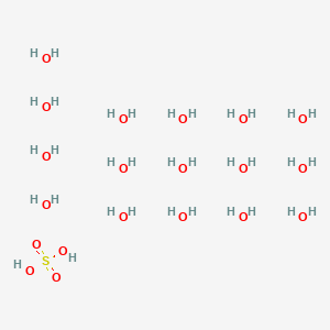 molecular formula H34O20S B12577161 Sulfuric acid;hexadecahydrate CAS No. 642486-03-1