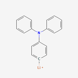 molecular formula C18H14LiN B12577209 lithium;N,N-diphenylaniline CAS No. 194292-05-2