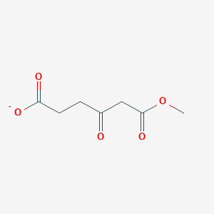 molecular formula C7H9O5- B12577468 6-Methoxy-4,6-dioxohexanoate CAS No. 191542-37-7