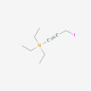 molecular formula C9H17ISi B12577620 Triethyl(3-iodoprop-1-yn-1-yl)silane CAS No. 612825-82-8