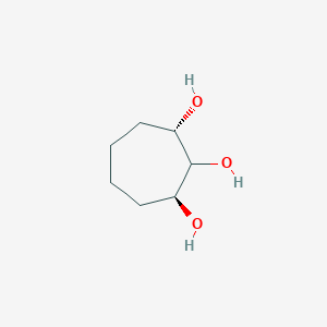 molecular formula C7H14O3 B12577645 (1S,3S)-Cycloheptane-1,2,3-triol CAS No. 607403-65-6