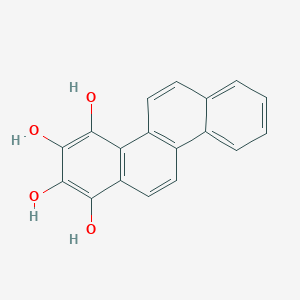molecular formula C18H12O4 B12577670 Chrysene-1,2,3,4-tetrol CAS No. 192000-91-2