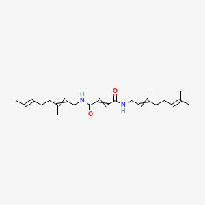 molecular formula C24H38N2O2 B12577675 N~1~,N~4~-Bis(3,7-dimethylocta-2,6-dien-1-yl)but-2-enediamide CAS No. 564470-24-2