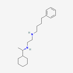 molecular formula C20H34N2 B12577693 N'-[(1S)-1-cyclohexylethyl]-N-(4-phenylbutyl)ethane-1,2-diamine CAS No. 627526-30-1