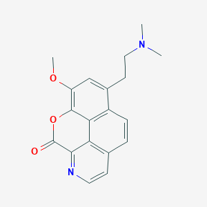 molecular formula C19H18N2O3 B1257772 Santiagonamine 