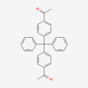 molecular formula C29H24O2 B12577778 Agn-PC-00baxa CAS No. 427375-39-1