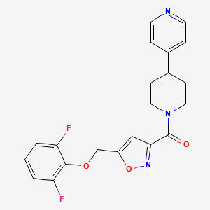 molecular formula C21H19F2N3O3 B1257779 dafadine C 