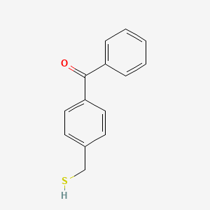 molecular formula C14H12OS B12577796 Phenyl[4-(sulfanylmethyl)phenyl]methanone CAS No. 196491-94-8