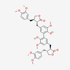 molecular formula C42H46O12 B1257781 Diarctigenin CAS No. 160433-41-0