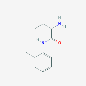 molecular formula C12H18N2O B12577810 N-(2-Methylphenyl)valinamide CAS No. 185224-03-7