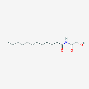 molecular formula C14H27NO3 B12577837 N-(Hydroxyacetyl)dodecanamide CAS No. 193094-36-9