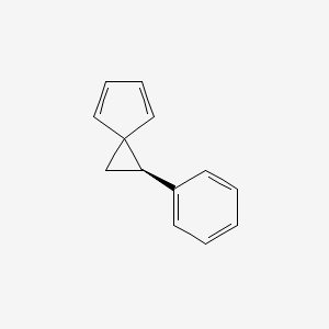 molecular formula C13H12 B12577864 Spiro[2.4]hepta-4,6-diene, 1-phenyl-, (1R)- CAS No. 278169-73-6