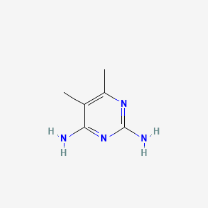 molecular formula C6H10N4 B1257788 5,6-Dimethylpyrimidine-2,4-diamine CAS No. 7132-61-8