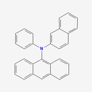 molecular formula C30H21N B12577909 N-(Naphthalen-2-YL)-N-phenylanthracen-9-amine CAS No. 191986-18-2