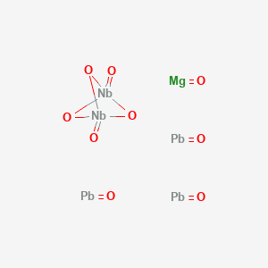 molecular formula MgNb2O9Pb3 B1257796 Lead magnesium niobate 