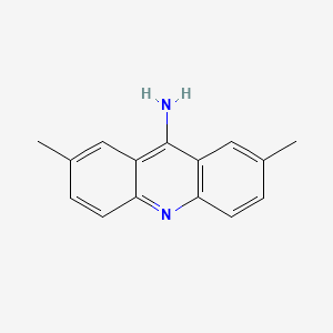 molecular formula C15H14N2 B12577997 9-Amino-2,7-dimethylacridine CAS No. 194479-75-9