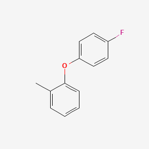 molecular formula C13H11FO B12578013 (4-Fluorophenyl)(2-methylphenyl) ether 
