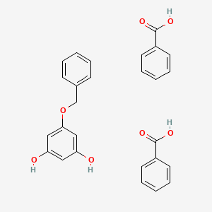 molecular formula C27H24O7 B12578111 Benzoic acid--5-(benzyloxy)benzene-1,3-diol (2/1) CAS No. 189247-14-1