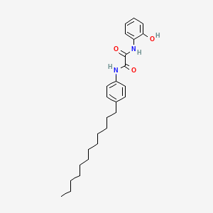 molecular formula C26H36N2O3 B12578135 N~1~-(4-Dodecylphenyl)-N~2~-(2-hydroxyphenyl)ethanediamide CAS No. 185468-90-0