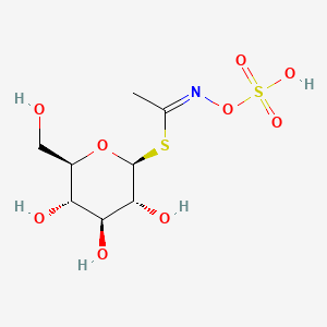 1-S-[(1Z)-N-(sulfooxy)ethanimidoyl]-1-thio-beta-D-glucopyranose