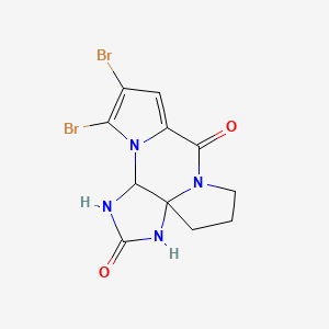 molecular formula C11H10Br2N4O2 B1257838 Rac-dibromophakellstatin 