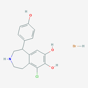 molecular formula C16H17BrClNO3 B125784 Fenoldopam Hydrobromide CAS No. 67287-54-1