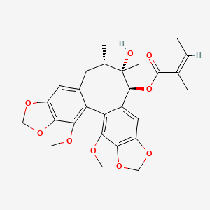 molecular formula C27H30O9 B1257841 Interiotherin B 