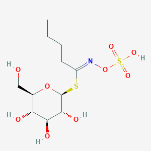 1-S-[(1Z)-N-(sulfoxy)pentanimidoyl]-1-thio-beta-D-glucopyranose