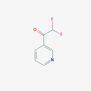 molecular formula C7H5F2NO B125785 2,2-Difluoro-1-(pyridin-3-yl)ethanone CAS No. 155557-13-4